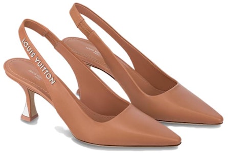 LV閃耀 皮革 舒適尖頭 細跟 高筒鞋6.5cm 女款 栗色 Lookbook LV閃耀 皮革 舒適尖頭 細跟 高筒鞋6.5cm 女款 栗色