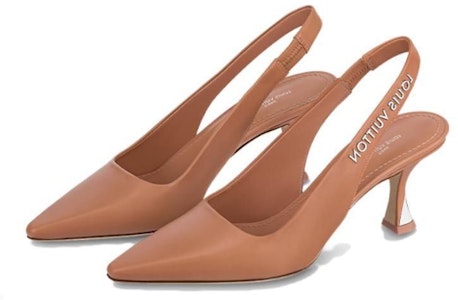 LV閃耀 皮革 舒適尖頭 細跟 高筒鞋6.5cm 女款 栗色 Shop LV閃耀 皮革 舒適尖頭 細跟 高筒鞋6.5cm 女款 栗色