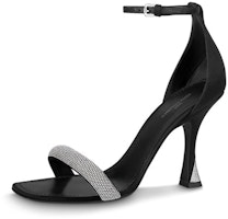 (Women) Louis Vuitton Sparkle 'Satin Rhinestone Stiletto Sandals' 1AB2CJ (Women) Louis Vuitton Sparkle 'Satin Rhinestone Stiletto Sandals' 1AB2CJ