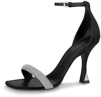 (Women) Louis Vuitton Sparkle 'Satin Rhinestone Stiletto Sandals' 1AB2CJ (Women) Louis Vuitton Sparkle 'Satin Rhinestone Stiletto Sandals' 1AB2CJ