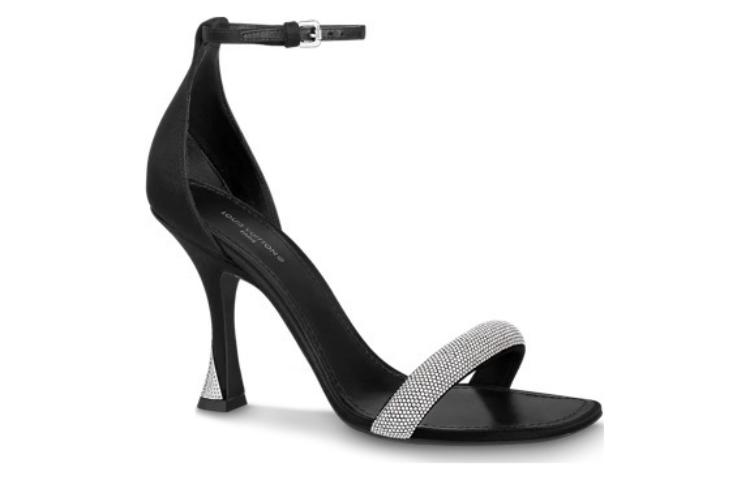 Order (W) Sandalias Stiletto Satinadas con Diamantes Louis Vuitton Sparkle 1AB2CJ