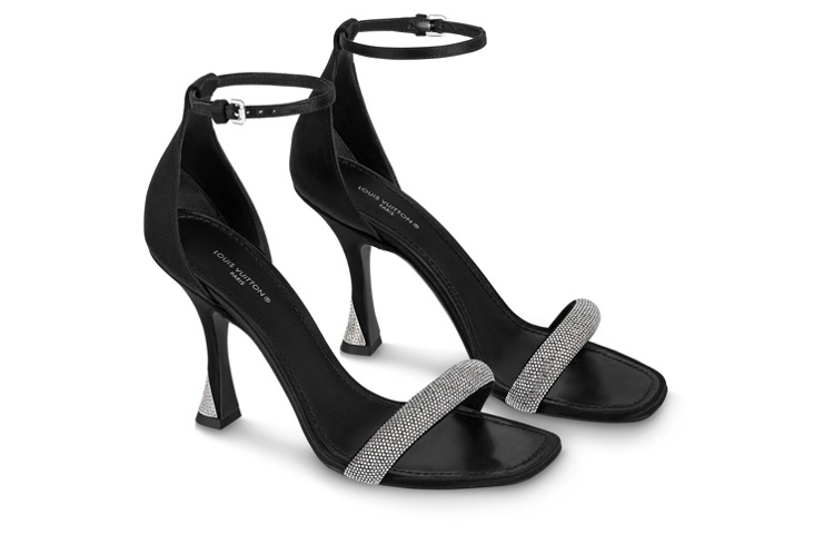 Lookbook (W) Sandalias Stiletto Satinadas con Diamantes Louis Vuitton Sparkle 1AB2CJ