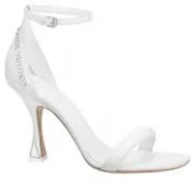 Order (W) Louis Vuitton Sandalia de Tacón Alto Brillante 'Blanca con Hebilla'. 1AB3J2