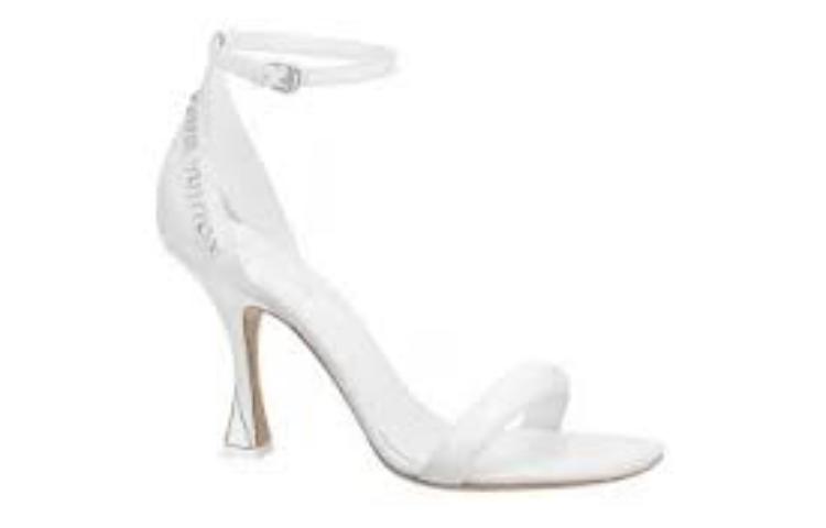 Order (W) Louis Vuitton Sandal Tumit Tinggi 'White Buckle Sparkle' 1AB3J2