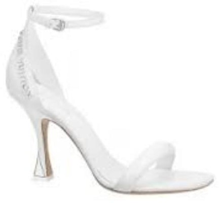(Women) Louis Vuitton Sparkle 'White Buckle High Heel Sandal' 1AB3J2 Order (Women) Louis Vuitton Sparkle 'White Buckle High Heel Sandal' 1AB3J2