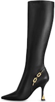 (Women) Louis Vuitton Sparkle Boots 'Black Pointed-Toe' 1AC6IR (Women) Louis Vuitton Sparkle Boots 'Black Pointed-Toe' 1AC6IR