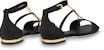 (W) Louis Vuitton Sandal Rata Berkilau 'Black Buckle' 1ABHHA
