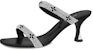 (W) Louis Vuitton Sparkle Leather 'Crystal Refined Slide' Hitam 1ABIUX
