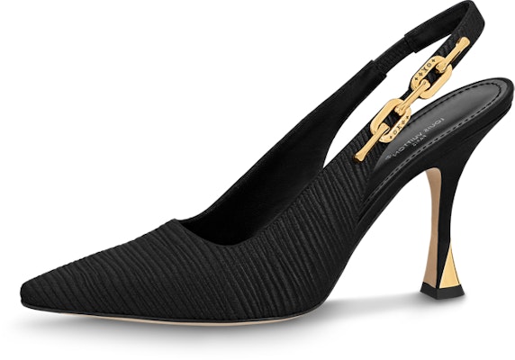 (Women) Louis Vuitton Sparkle Leather Slip-On 'Stiletto' High Heels 9.5cm 'Black' 1ABHFJ Buy (Women) Louis Vuitton Sparkle Leather Slip-On 'Stiletto' High Heels 9.5cm 'Black' 1ABHFJ