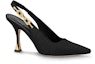 Order (W) Louis Vuitton Kasut Tumit Tinggi Slip-On Kulit Berkilau 'Stiletto' 9.5cm 'Hitam' 1ABHFJ