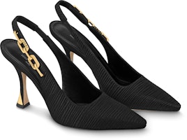 (W) 路易威登黑色亮面高跟鞋 9.5cm 女士鞋 1ABHFJ Lookbook (W) 路易威登黑色亮面高跟鞋 9.5cm 女士鞋 1ABHFJ