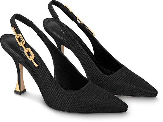 (Women) Louis Vuitton Sparkle Leather Slip-On 'Stiletto' High Heels 9.5cm 'Black' 1ABHFJ Lookbook (Women) Louis Vuitton Sparkle Leather Slip-On 'Stiletto' High Heels 9.5cm 'Black' 1ABHFJ