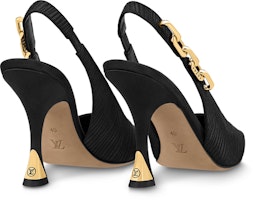 (W) 路易威登黑色亮面高跟鞋 9.5cm 女士鞋 1ABHFJ Shop (W) 路易威登黑色亮面高跟鞋 9.5cm 女士鞋 1ABHFJ