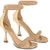 (W) Louis Vuitton Sandal Emas 'Gold Zip-Toe' 1ABILK