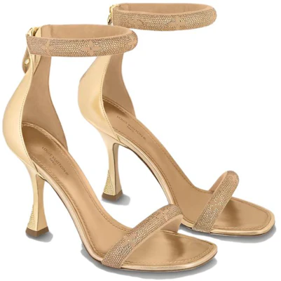 (W) Sandalia Louis Vuitton Sparkle 'Dorado Punta con Cremallera' 1ABILK Lookbook (W) Sandalia Louis Vuitton Sparkle 'Dorado Punta con Cremallera' 1ABILK