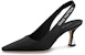 (W) Louis Vuitton Sparkle Slingback Pumps 'Hitam' 1AB0MK