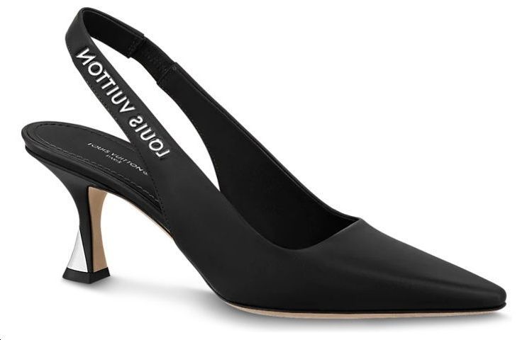Order (W) Louis Vuitton Sparkle Slingback Pumps 'Hitam' 1AB0MK