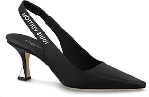 Order (W) Louis Vuitton Tacones Slingback Brillantes 'Negro' 1AB0MK