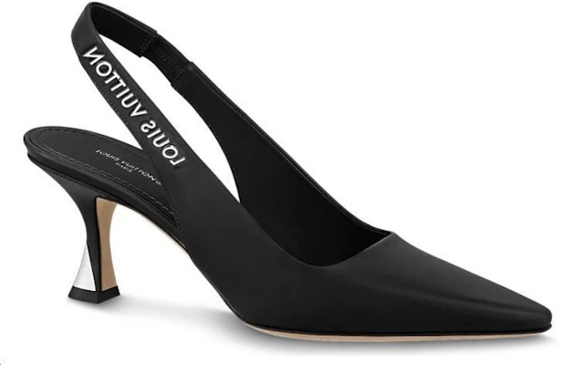 (W) Louis Vuitton Sparkle Slingback Pumps 'Hitam' 1AB0MK Order (W) Louis Vuitton Sparkle Slingback Pumps 'Hitam' 1AB0MK