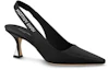 Order (W) Louis Vuitton Sparkle Slingback Pumps 'Hitam' 1AB0MK