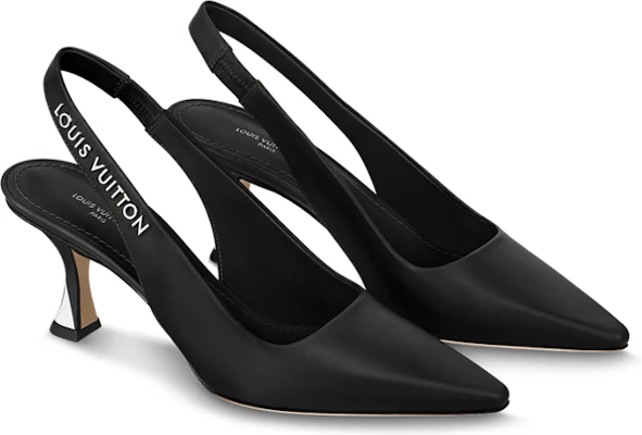 (W) Louis Vuitton Sparkle Slingback Pumps 'Hitam' 1AB0MK Shop (W) Louis Vuitton Sparkle Slingback Pumps 'Hitam' 1AB0MK