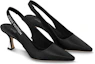 Shop (W) Louis Vuitton Sparkle Slingback Pumps 'Hitam' 1AB0MK