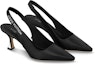Shop (W) Louis Vuitton Sparkle Slingback Pumps 'Hitam' 1AB0MK