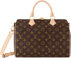 (Women) Louis Vuitton Speedy Bandoulière 30 Coated Canvas Shoulder Crossbody Handbag. M46980 (Women) Louis Vuitton Speedy Bandoulière 30 Coated Canvas Shoulder Crossbody Handbag. M46980