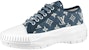 (W) Louis Vuitton LV Squad Sneakers 'Denim Monogram' Kasut Jeans Monogram 1A9S01