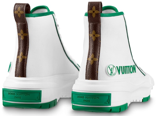 (Women) Louis Vuitton Squad Ankle Sneakers 'White Green' 1AADAP Purchase (Women) Louis Vuitton Squad Ankle Sneakers 'White Green' 1AADAP