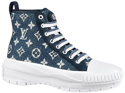 (W) Louis Vuitton But Squad Monogram Denim Biru Laut Putih 1A9S12 Order (W) Louis Vuitton But Squad Monogram Denim Biru Laut Putih 1A9S12