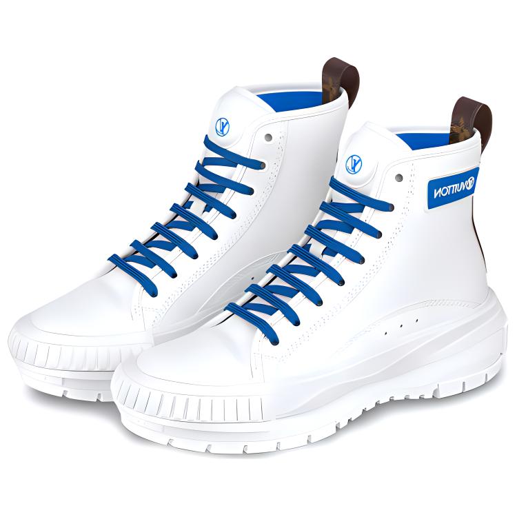 Lookbook (W) 루이비통 스쿼드 하이탑 블루/화이트 1A940L