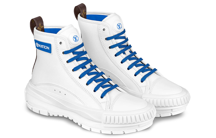 Shop (W) 루이비통 스쿼드 하이탑 블루/화이트 1A940L