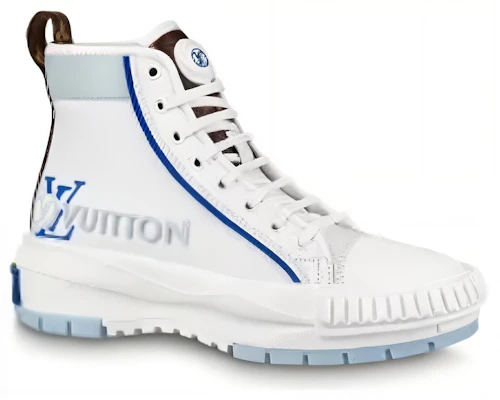 (W) Louis Vuitton Squad High-Top Sneaker ''Weiß Blau'' 1AACVK Order (W) Louis Vuitton Squad High-Top Sneaker ''Weiß Blau'' 1AACVK