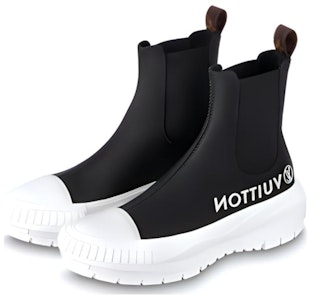 (W) Louis Vuitton Squad High 'Hitam Putih' 1A9RXG Lookbook (W) Louis Vuitton Squad High 'Hitam Putih' 1A9RXG