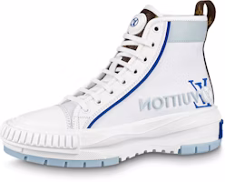 (Women) Louis Vuitton Squad High-Top Sneaker 'White Blue' 1AACVK (Women) Louis Vuitton Squad High-Top Sneaker 'White Blue' 1AACVK