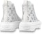 (W) Louis Vuitton LV Squad Ankle Sneakers 'Putih dengan Monogram Kristal' 1A9RZO