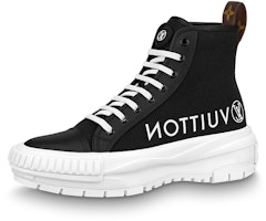 (Women) Louis Vuitton Squad Platform Ankle Sneakers 'Black' 1A96EU (Women) Louis Vuitton Squad Platform Ankle Sneakers 'Black' 1A96EU