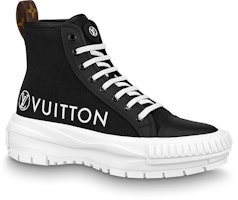 (W) Louis Vuitton Squad Platform Ankle Sneakers 'Hitam' 1A96EU Order (W) Louis Vuitton Squad Platform Ankle Sneakers 'Hitam' 1A96EU
