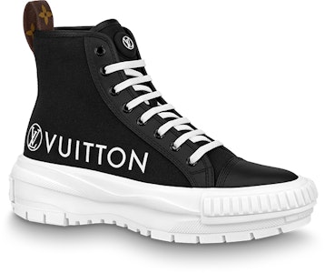 (W) Louis Vuitton Squad Platform Sepatu Ankle 'Hitam' 1A96EU Order (W) Louis Vuitton Squad Platform Sepatu Ankle 'Hitam' 1A96EU