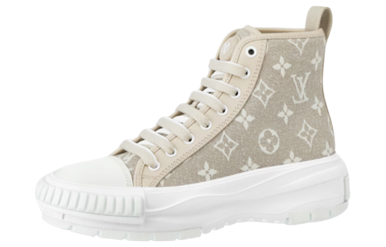 (Women) Louis Vuitton Squad Sneaker Boot 'Denim Light Brown' 1AB31X