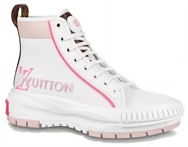 Louis Vuitton Squad Sneaker Boot 'Putih Merah Jambu' 1AACV4 Order Louis Vuitton Squad Sneaker Boot 'Putih Merah Jambu' 1AACV4