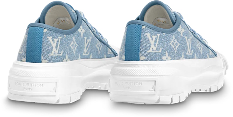 (Women) Louis Vuitton Squad Sneakers 'Blue Monogram' 1AB19K Shop (Women) Louis Vuitton Squad Sneakers 'Blue Monogram' 1AB19K