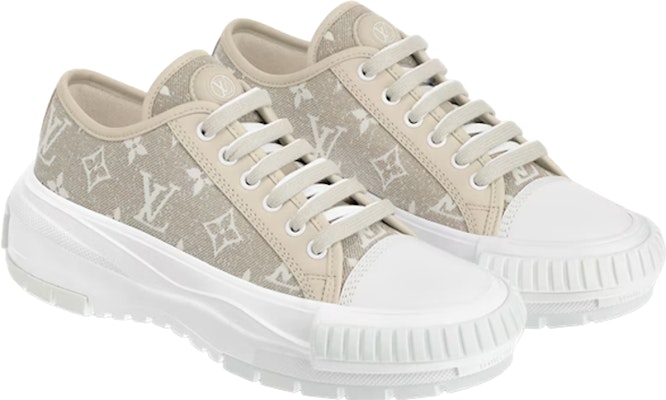 (W) Louis Vuitton Squad Sneakers 'Beige Monogram' Beige Monogram 1AB1A2 Lookbook (W) Louis Vuitton Squad Sneakers 'Beige Monogram' Beige Monogram 1AB1A2