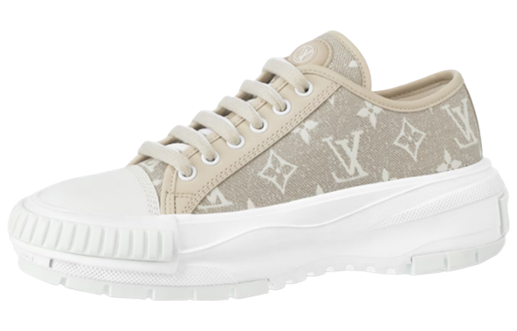 (Women) Louis Vuitton Squad Sneakers 'Beige Monogram' 1AB1A2
