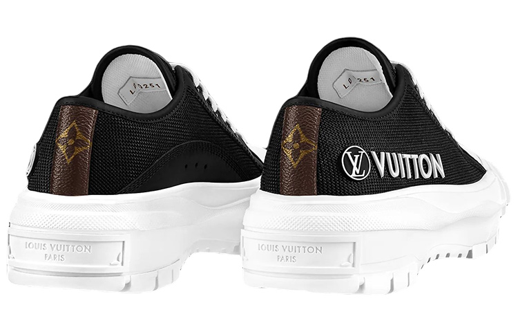 Purchase (W) 路易威登黑色Squad运动鞋侧标款 1A9RO7