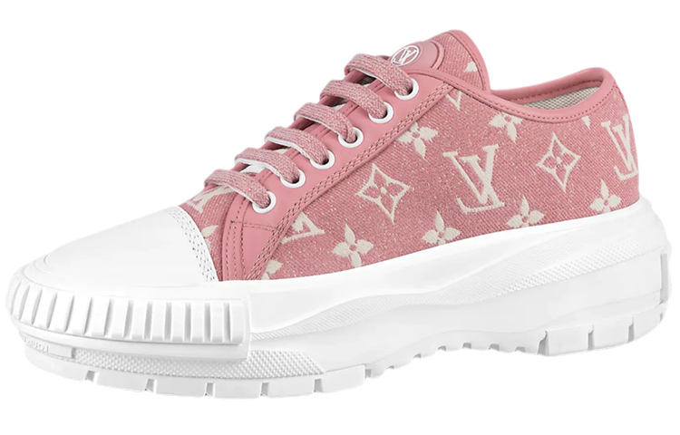 (Women) Louis Vuitton Squad Sneakers 'Pink Monogram' 1A9S0K
