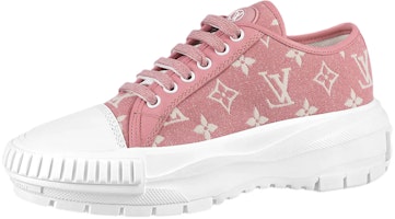 (Women) Louis Vuitton Squad Sneakers 'Pink Monogram' 1A9S0K (Women) Louis Vuitton Squad Sneakers 'Pink Monogram' 1A9S0K