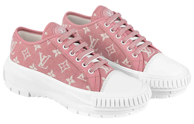 Order 路易威登 (LOUIS VUITTON) Squad 時尚運動 低筒 休閒生活鞋 女款 粉色