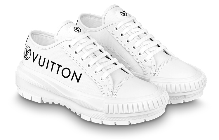 Lookbook 路易威登 Squad 百搭休閒 時尚板鞋 女款 白